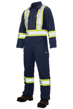 Load image into Gallery viewer, Duck Insulated Safety Coverall- Navy