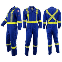 Load image into Gallery viewer, Atlas Guardian® FR/AR Mens Coveralls - Royal Blue