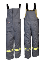 Load image into Gallery viewer, UltraSoft® 9 oz Insulated Bib Pants By IFR Workwear Style 225 - Grey