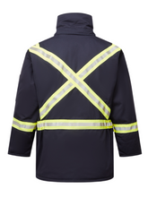 Load image into Gallery viewer, UltraSoft® 9 oz Insulated Parka By IFR Workwear Style 215 - Navy