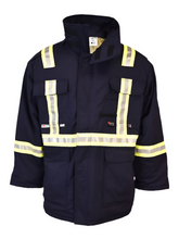 Load image into Gallery viewer, UltraSoft® 9 oz Insulated Parka By IFR Workwear Style 215 - Navy