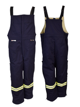 Load image into Gallery viewer, UltraSoft® 9 oz Insulated Bib Pants By IFR Workwear Style 225 - Navy