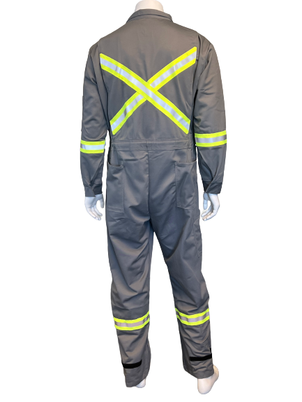 Alsco UltraSoft® FR/AR Coverall 9oz - Grey – Edmonton Workwear