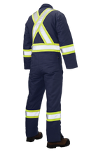 Load image into Gallery viewer, Duck Insulated Safety Coverall- Navy