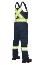Load image into Gallery viewer, Duck Insulated Safety Bib Overall - Navy