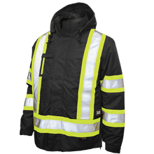 Load image into Gallery viewer, 5-in-1 Safety Jacket - Black