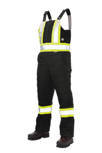 Load image into Gallery viewer, Duck Insulated Safety Bib Overall - Black