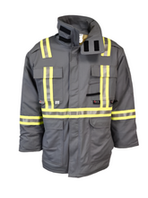 Load image into Gallery viewer, UltraSoft® 9 oz Insulated Parka By IFR Workwear Style 215 - Grey