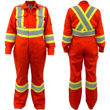 Load image into Gallery viewer, Atlas Guardian® FR/AR Women’s Mining Coveralls - Orange