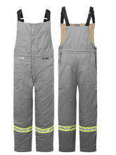 Load image into Gallery viewer, UltraSoft® 9 oz Insulated Bib Pants By IFR Workwear Style 225 - Grey