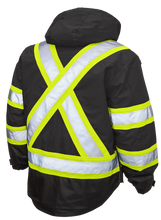 Load image into Gallery viewer, 5-in-1 Safety Jacket - Black