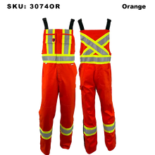 Load image into Gallery viewer, Atlas Guardian® FR/AR Bibs 4” - Orange