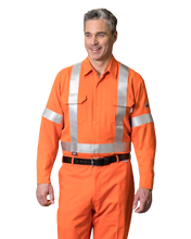 Load image into Gallery viewer, Hi-Vis Mining FR/AR Work Shirt - Orange