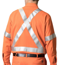 Load image into Gallery viewer, Hi-Vis Mining FR/AR Work Shirt - Orange