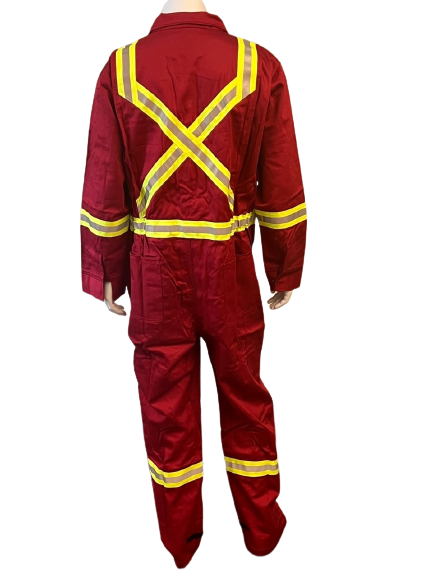『 TEN NYLON COVERALL RED M 』 Origin FR 9oz Coverall - Red – Edmonton Workwear