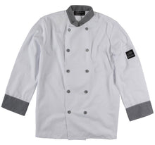Load image into Gallery viewer, Contrast Trim Chef Coat