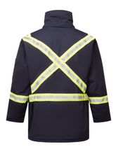 Load image into Gallery viewer, UltraSoft® 9 oz Insulated Parka By IFR Workwear Style 215 - Navy
