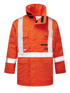 UltraSoft® 9 oz Insulated Parka By IFR Workwear Style 515 - Orange