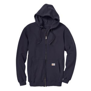 RascoFR Polartec® Zip Hoodie with Detachable Hood- Navy