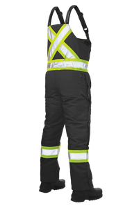 Duck Insulated Safety Bib Overall - Black