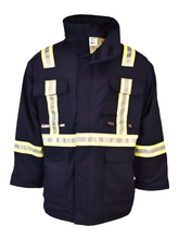 Load image into Gallery viewer, UltraSoft® 9 oz Insulated Parka By IFR Workwear Style 215 - Navy
