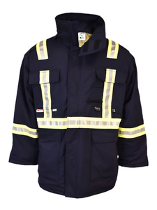 UltraSoft® 9 oz Insulated Parka By IFR Workwear Style 215 - Navy