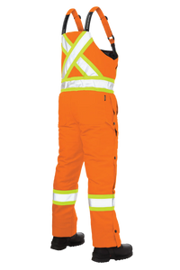 Duck Insulated Safety Bib Overall - Orange