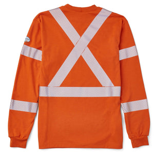 Rasco FR Hi Vis Inherent Orange T-Shirt with CSA Segmented