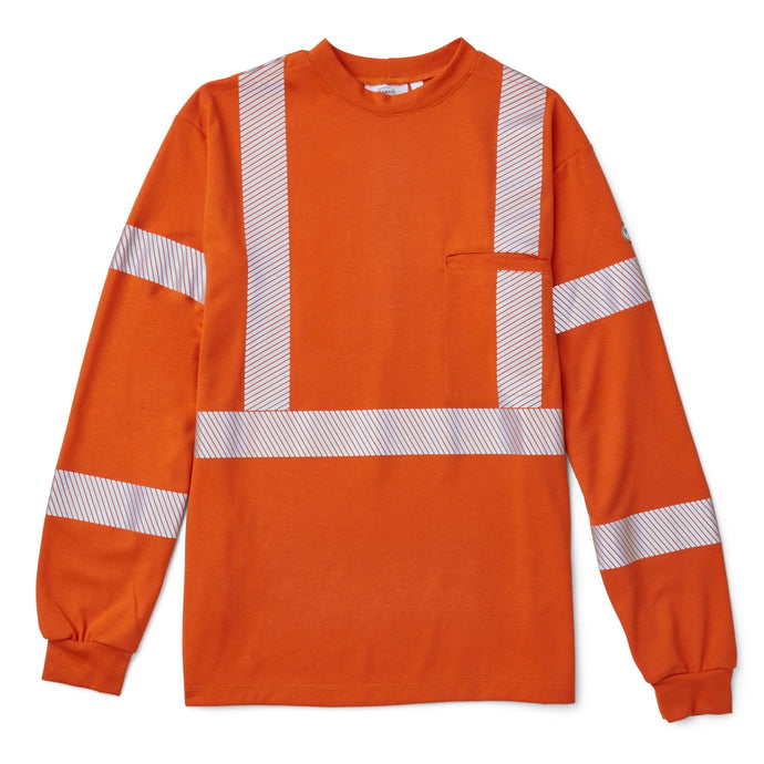 Rasco FR Hi Vis Inherent Orange T-Shirt with CSA Segmented