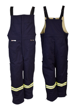 Load image into Gallery viewer, UltraSoft® 9 oz Insulated Bib Pants By IFR Workwear Style 225 - Navy
