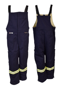 UltraSoft® 9 oz Insulated Bib Pants By IFR Workwear Style 225 - Navy