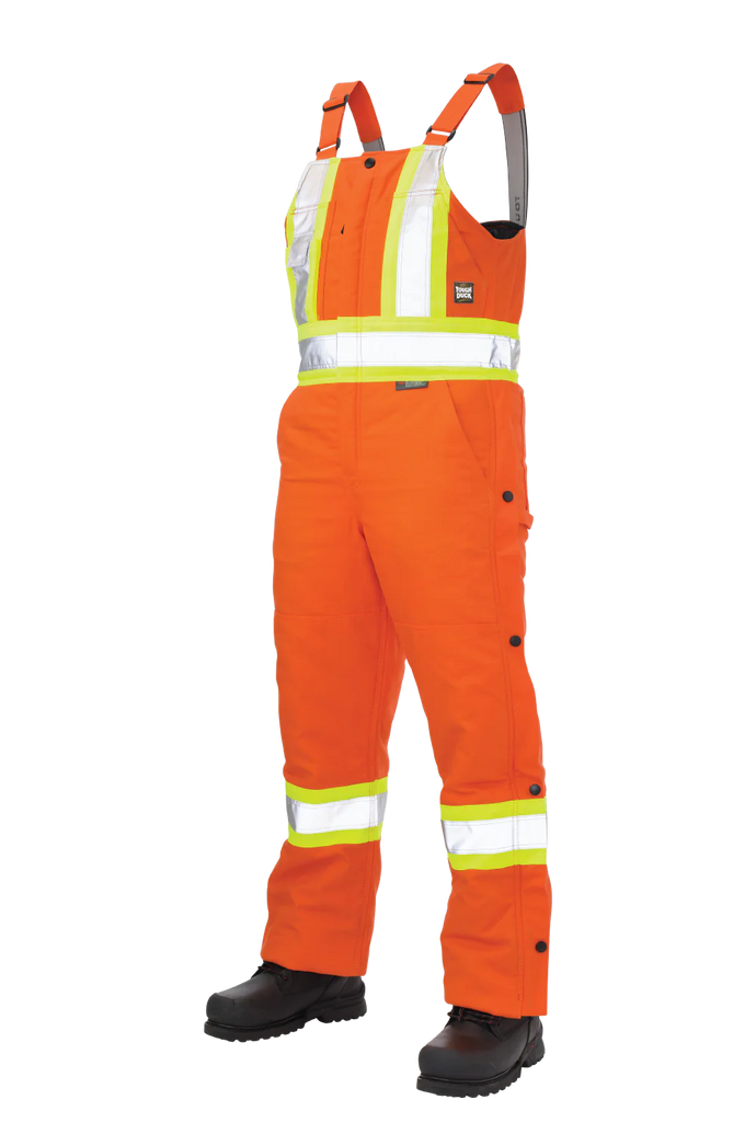 Duck Insulated Safety Bib Overall - Orange