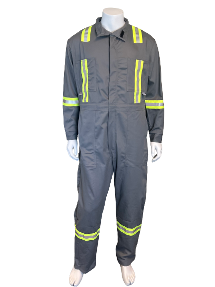 【新品未使用】Ensou. summer velvet coverall Alsco UltraSoft® FR/AR Coverall 9oz - Grey – Edmonton Workwear