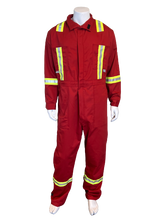 Load image into Gallery viewer, Alsco UltraSoft® FR/AR Coverall 9oz - Red
