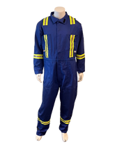 Load image into Gallery viewer, Alsco UltraSoft® FR/AR Coverall 9oz - Royal Blue
