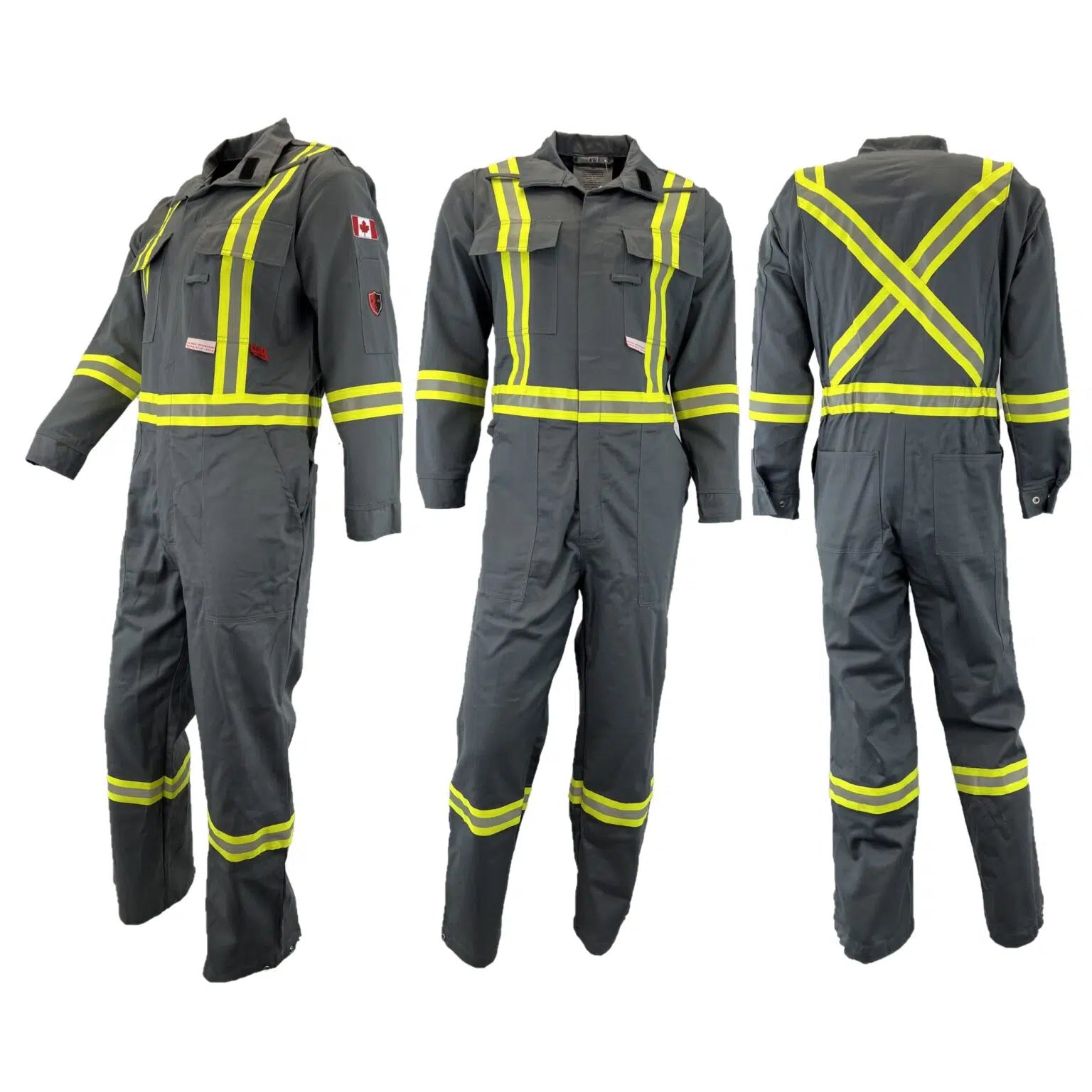 Atlas Guardian® FR/AR Mens Coveralls - Grey – Edmonton Workwear