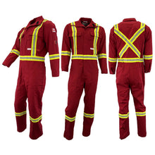 Load image into Gallery viewer, Atlas Guardian® FR/AR Mens Coveralls - Red
