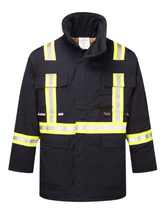 Load image into Gallery viewer, UltraSoft® 9 oz Insulated Parka By IFR Workwear Style 215 - Navy
