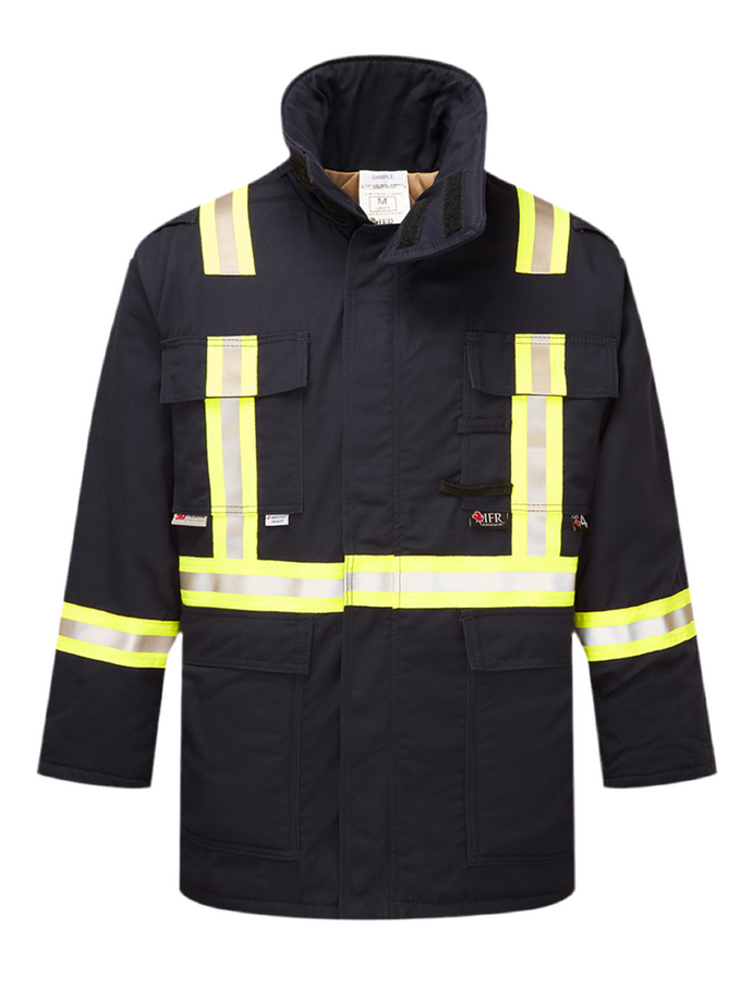 UltraSoft® 9 oz Insulated Parka By IFR Workwear Style 215 - Navy