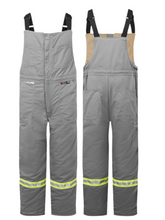 Load image into Gallery viewer, UltraSoft® 9 oz Insulated Bib Pants By IFR Workwear Style 225 - Grey
