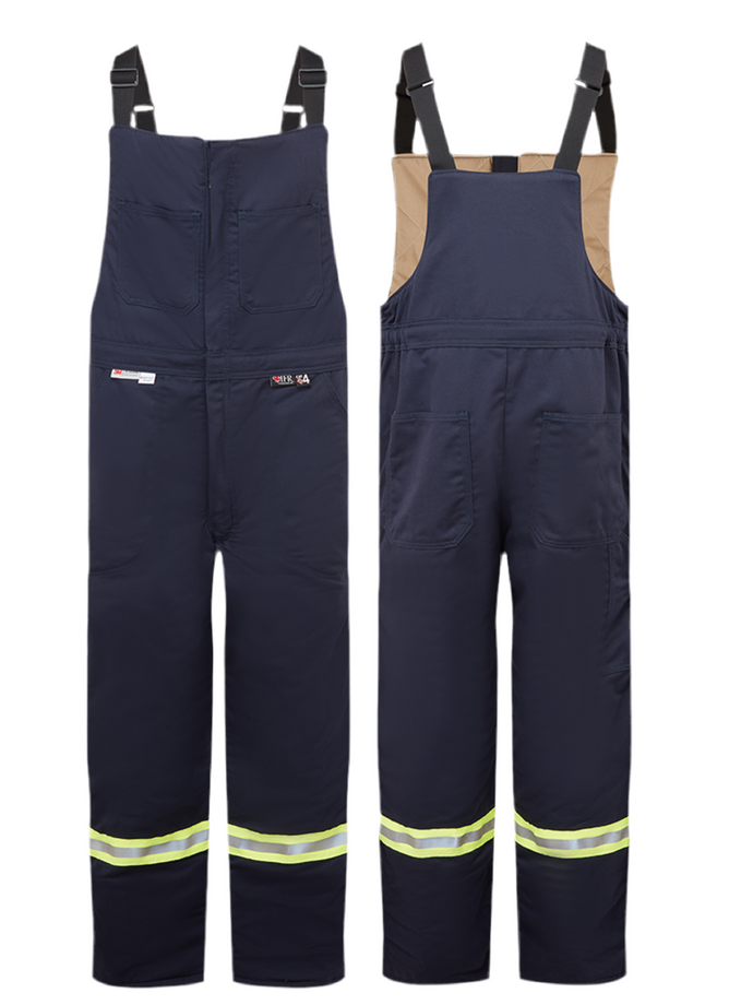 UltraSoft® 9 oz Insulated Bib Pants By IFR Workwear Style 225 - Navy