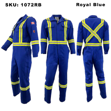 Load image into Gallery viewer, Atlas Guardian® FR/AR Mens Coveralls - Royal Blue
