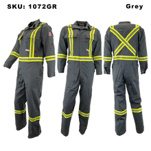 Load image into Gallery viewer, Atlas Guardian® FR/AR Mens Coveralls - Grey
