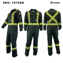 Load image into Gallery viewer, Atlas Guardian® FR/AR Mens Coveralls - Green
