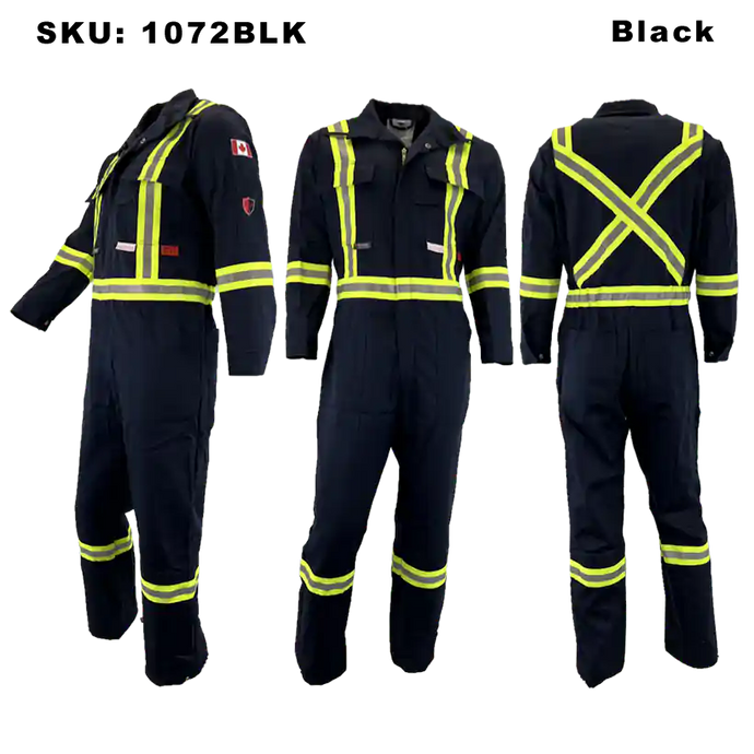 Atlas Guardian® FR/AR Mens Coveralls - Black