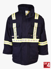 Load image into Gallery viewer, UltraSoft® 9 oz Insulated Parka By IFR Workwear Style 215 - Navy
