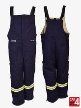Load image into Gallery viewer, UltraSoft® 9 oz Insulated Bib Pants By IFR Workwear Style 225 - Navy
