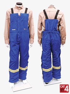 UltraSoft® 9 oz Insulated Bib Pants By IFR Workwear Style 225 - Royal Blue