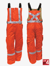 Load image into Gallery viewer, UltraSoft® 9 oz Insulated Bib Pants By IFR Workwear Style 525 - Orange
