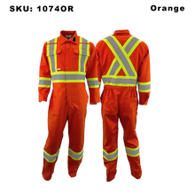 Load image into Gallery viewer, Atlas Guardian® FR/AR 4 Inch Mining Coveralls - Orange
